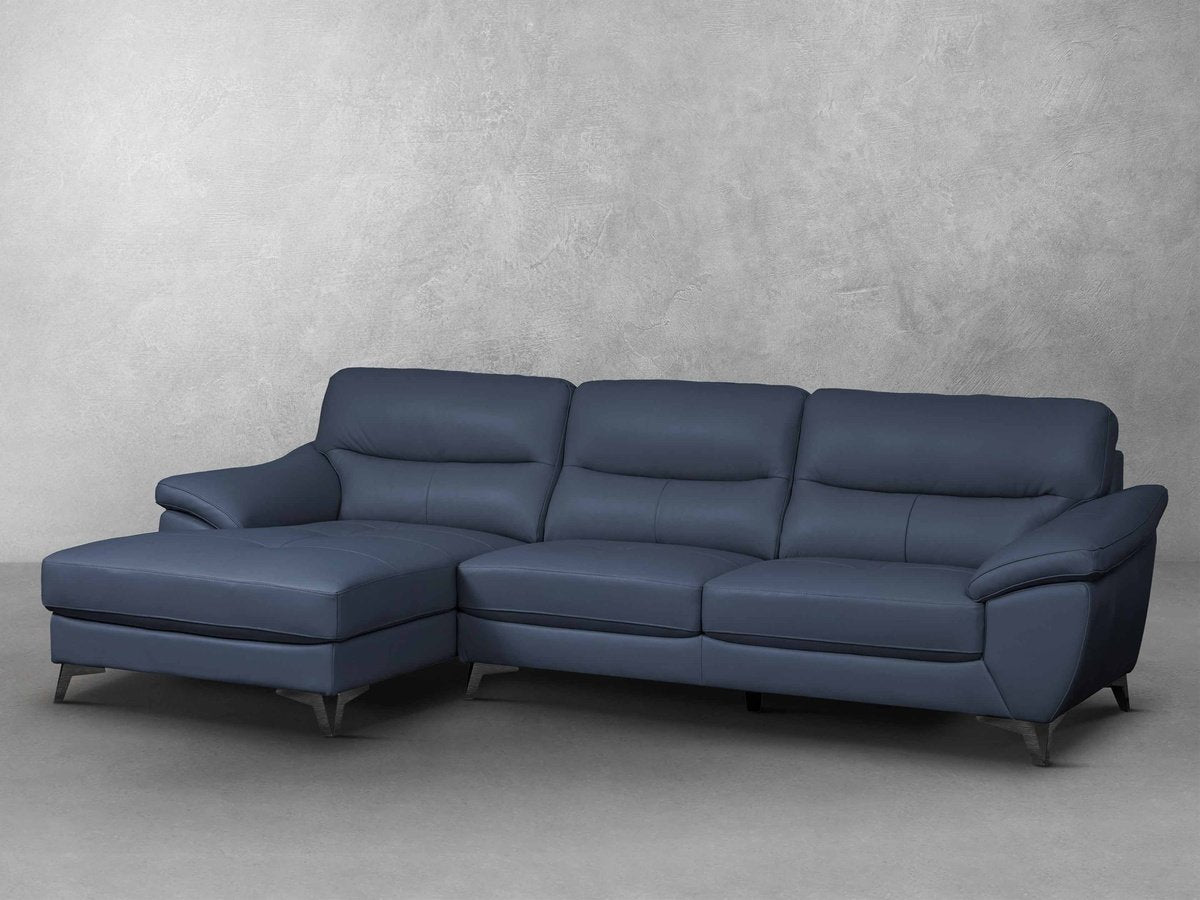 Cadence Top Grain Leather Sectional