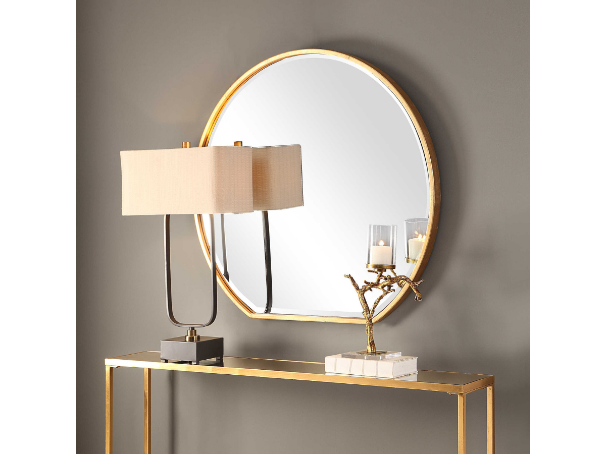 Abbyson Home Carra Gold Mirror