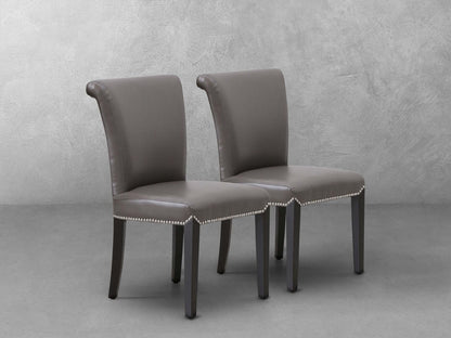 Century Leather Dining Chair (Set of 2)