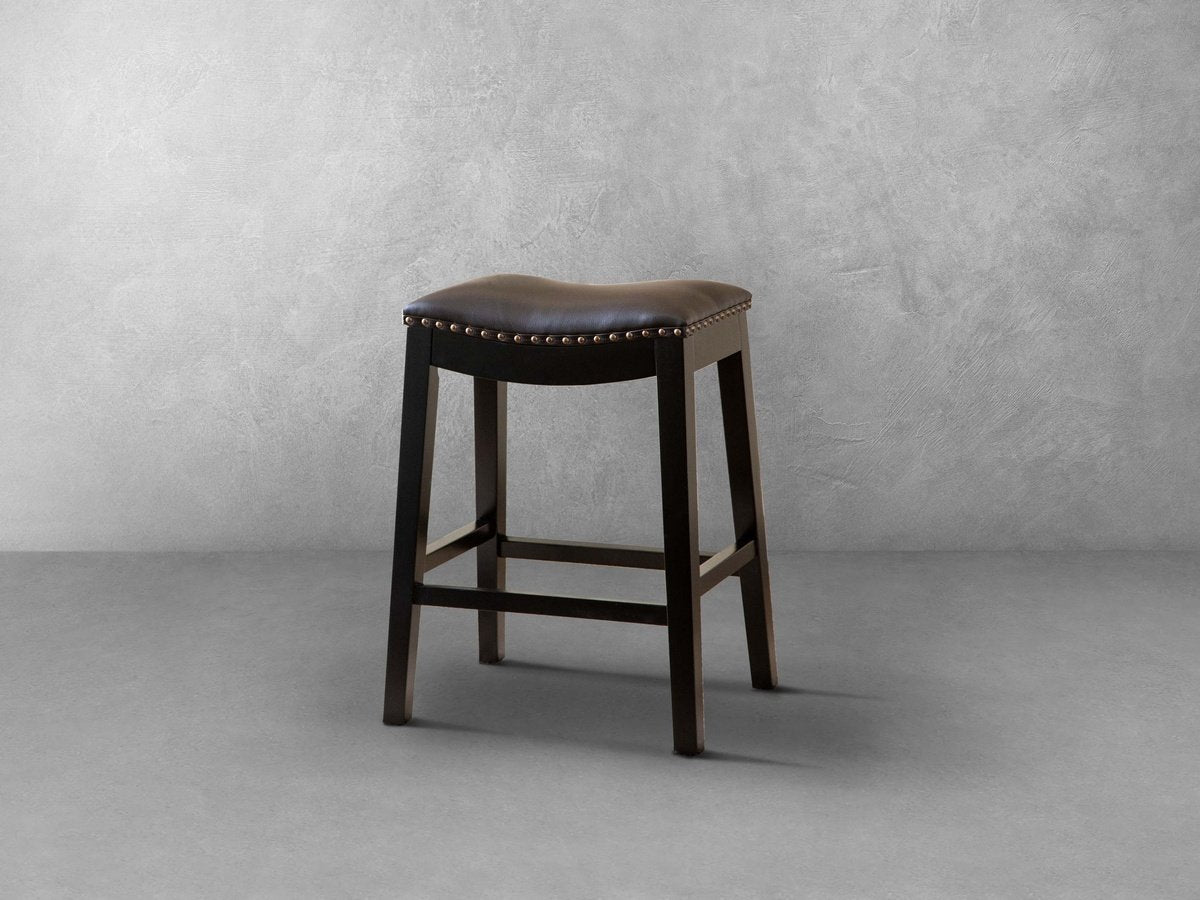 Chapin Leather Counter Stool