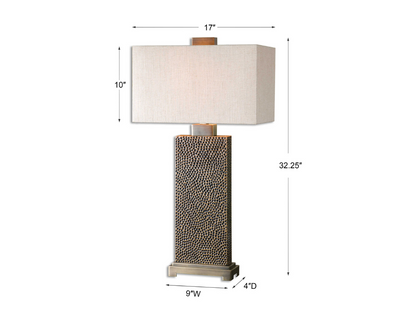 Abbyson Home Connor Coffee Bronze Table Lamp