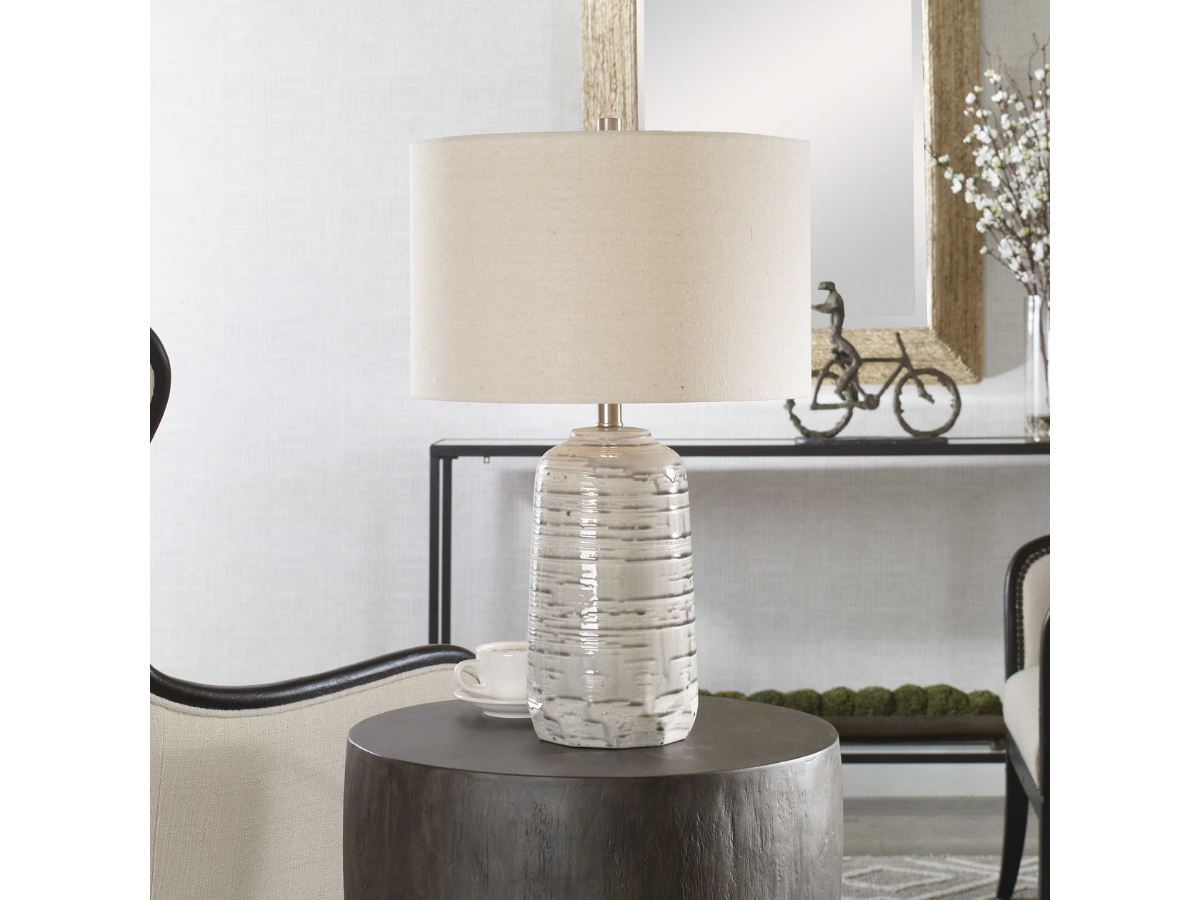 Abbyson Home Correl Ivory Table Lamp