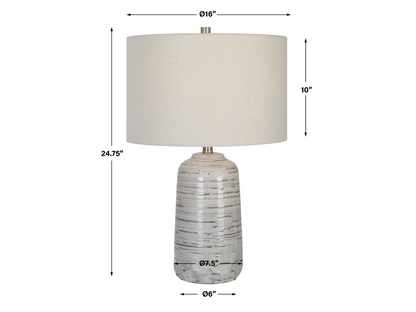 Abbyson Home Correl Ivory Table Lamp