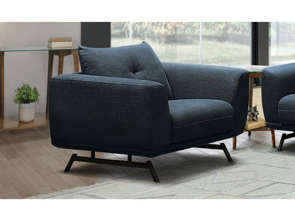Delaney Fabric Chair - Navy Blue