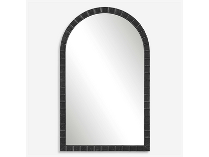 Abbyson Home Delphine Black Arch Mirror