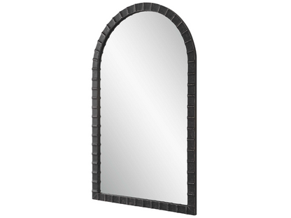 Abbyson Home Delphine Black Arch Mirror