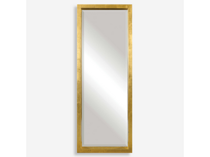 Abbyson Home Edie Gold Leaner Mirror