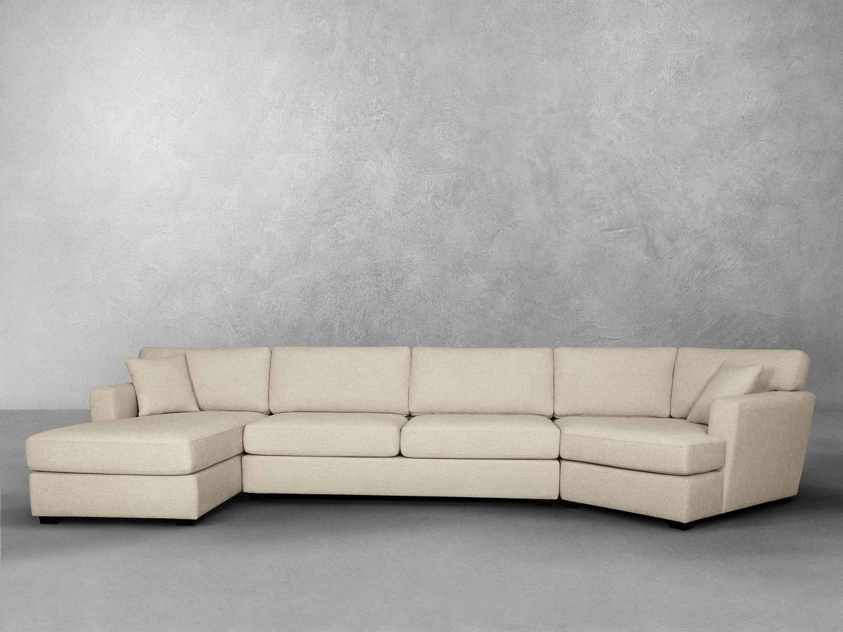 Elliot Fabric Cuddler Sectional