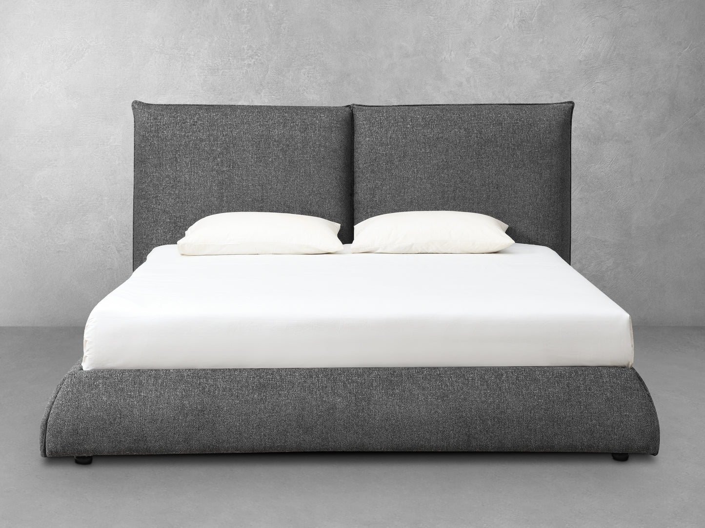 Elsen Upholstered Bed - Charcoal - King