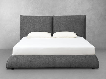 Elsen Upholstered Bed - Charcoal - King