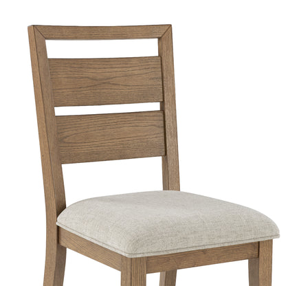 Evelyn Solid Wood 7PC Dining Set, Brown