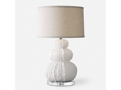 Abbyson Home Farrah Shell Ivory Table Lamp