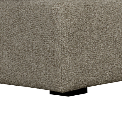Luxe Boucle Armless Chair, Mocha