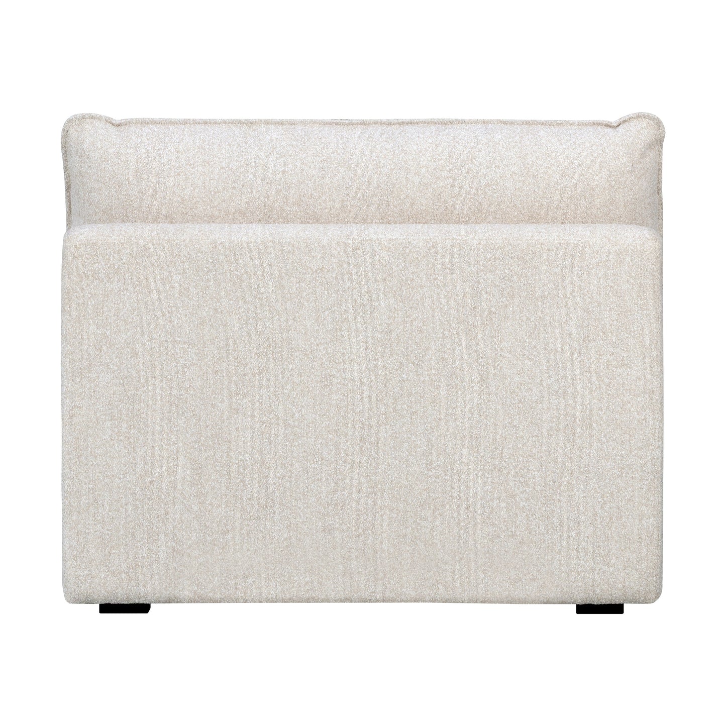 Luxe Boucle Armless Chair, Oat