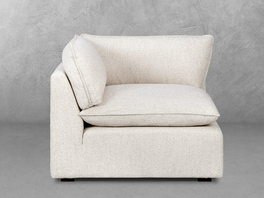 Luxe Boucle Corner Chair, Oat