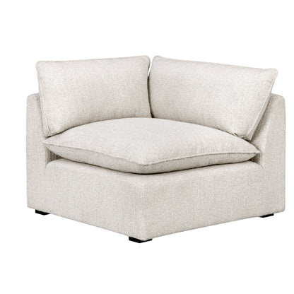 Luxe Boucle Corner Chair, Oat