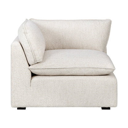 Luxe Boucle Corner Chair, Oat
