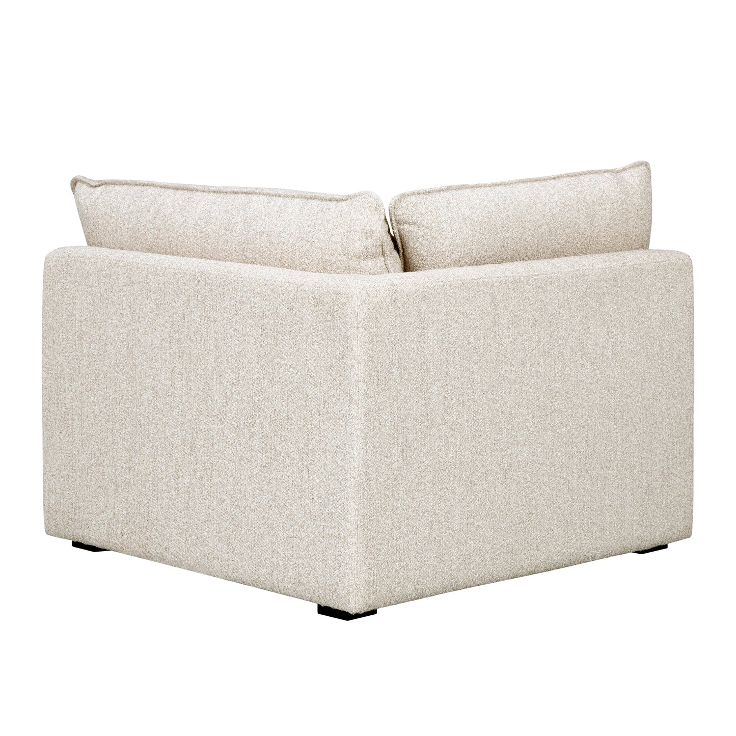 Luxe Boucle Corner Chair, Oat