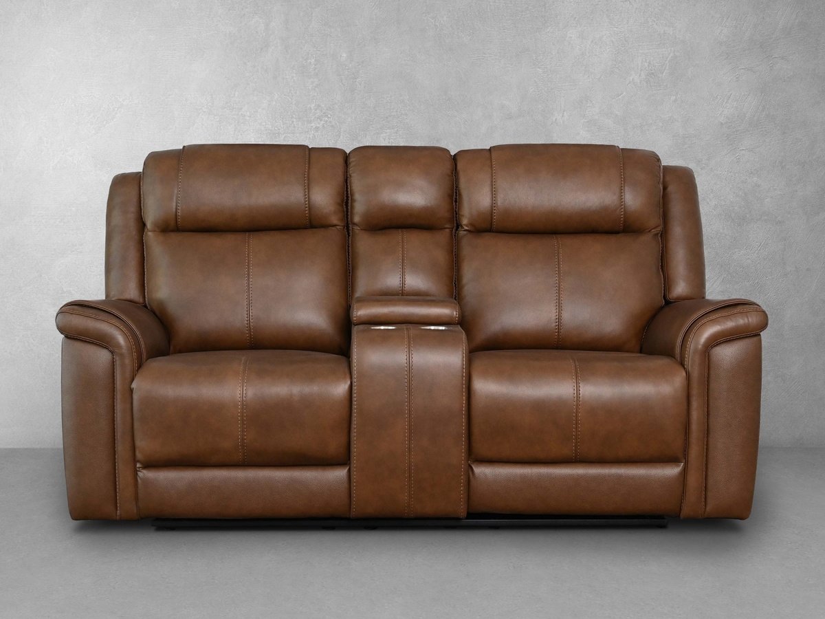 Gilmore Leather Manual Reclining Loveseat