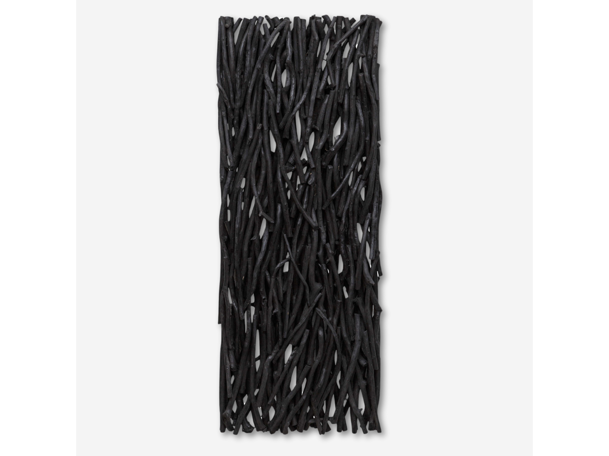 Abbyson Home Glint Black Wood Wall Decor