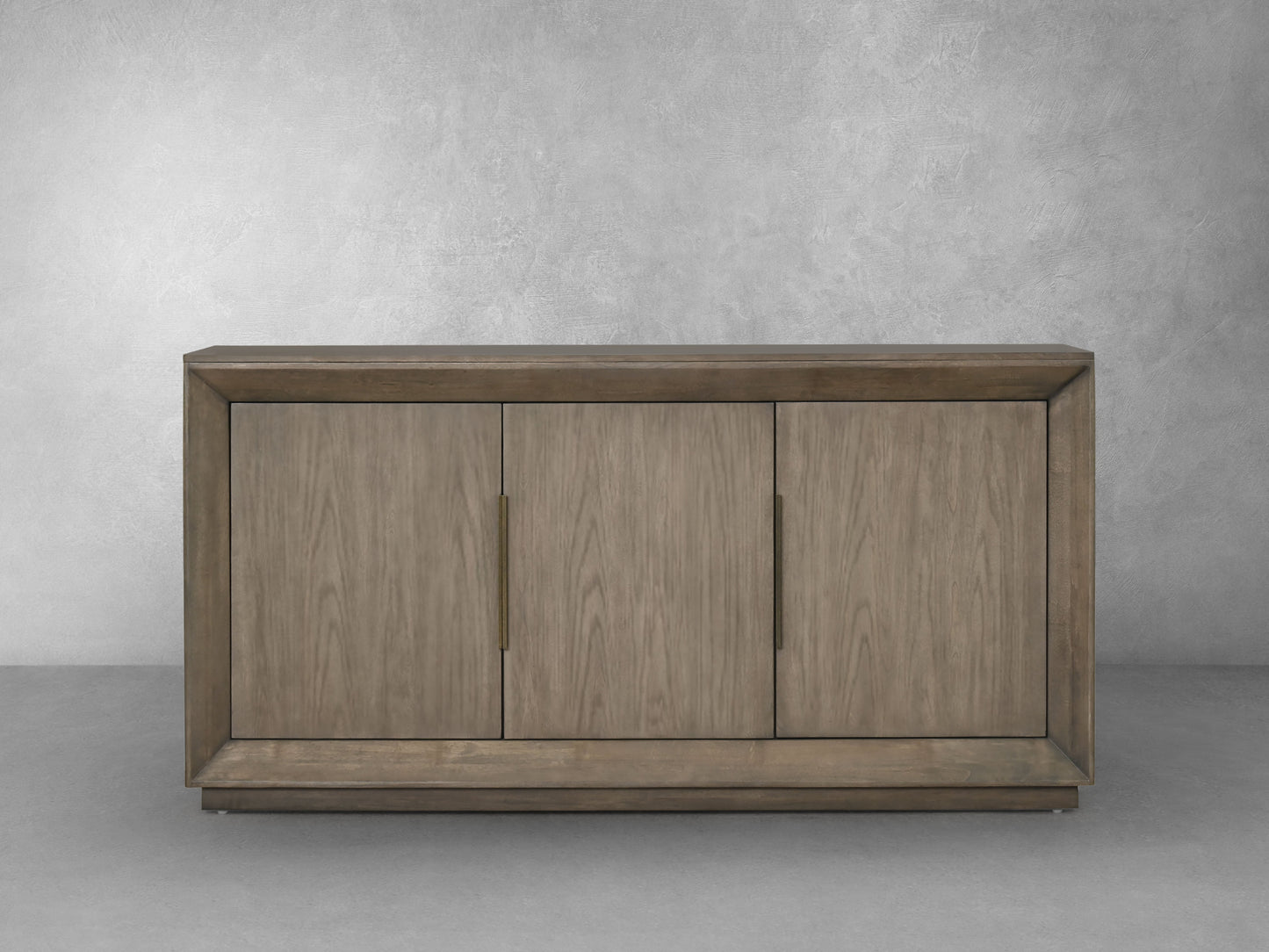 Goodwin 70in. Multi-Use Oak Console, Gray