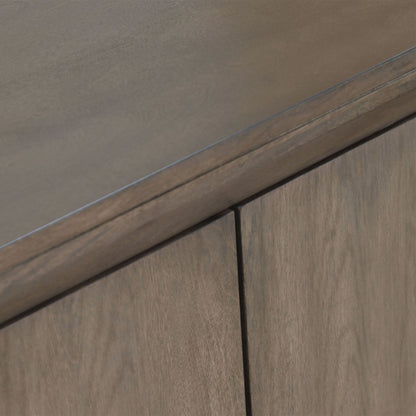 Goodwin 70in. Multi-Use Oak Console, Gray