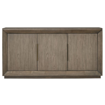 Goodwin 70in. Multi-Use Oak Console, Gray