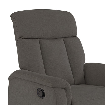 Irving Fabric Manual Recliner - Gray