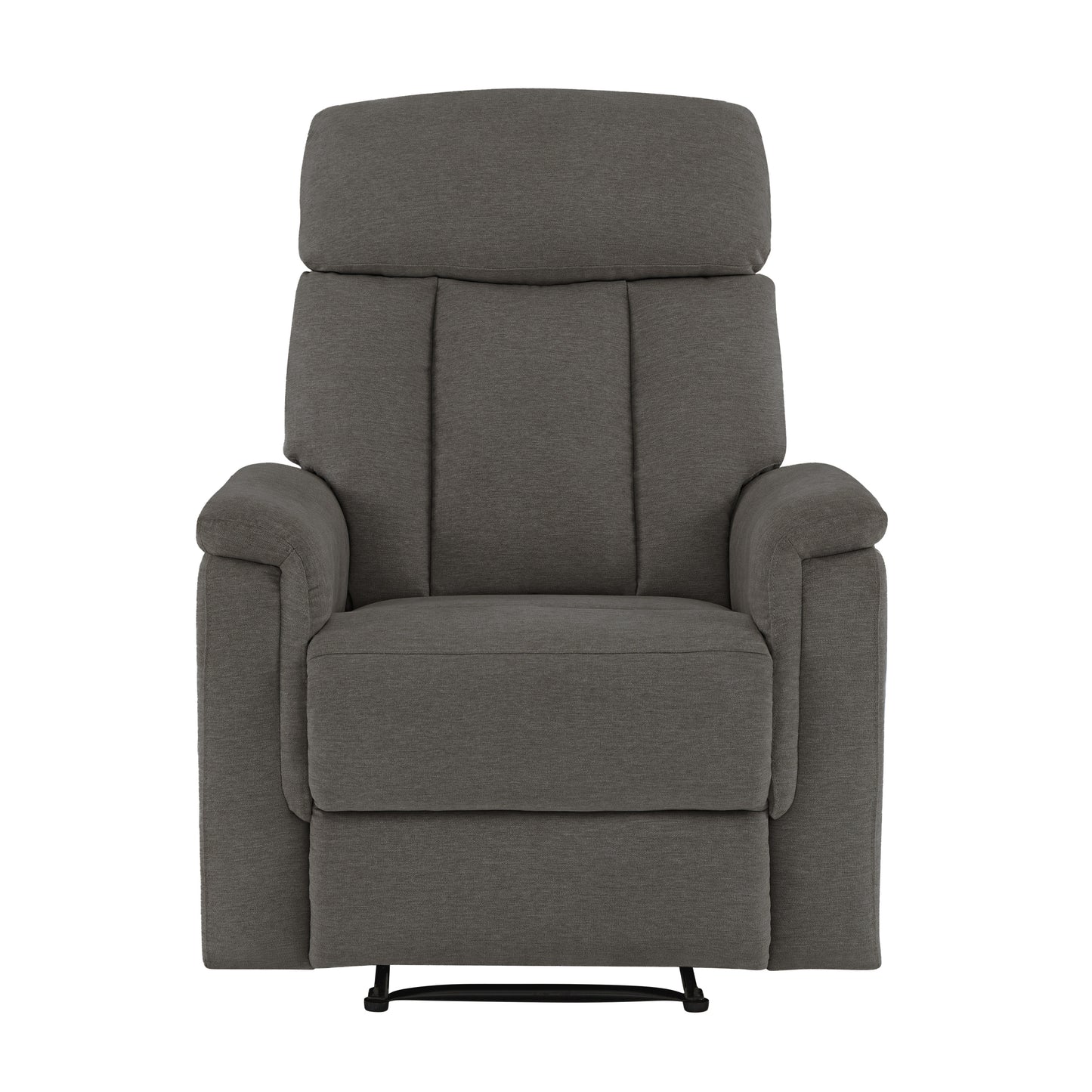 Irving Fabric Manual Recliner - Gray