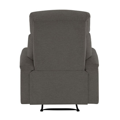 Irving Fabric Manual Recliner - Gray