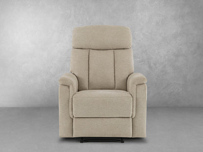 Irving Fabric Manual Recliner - Sand