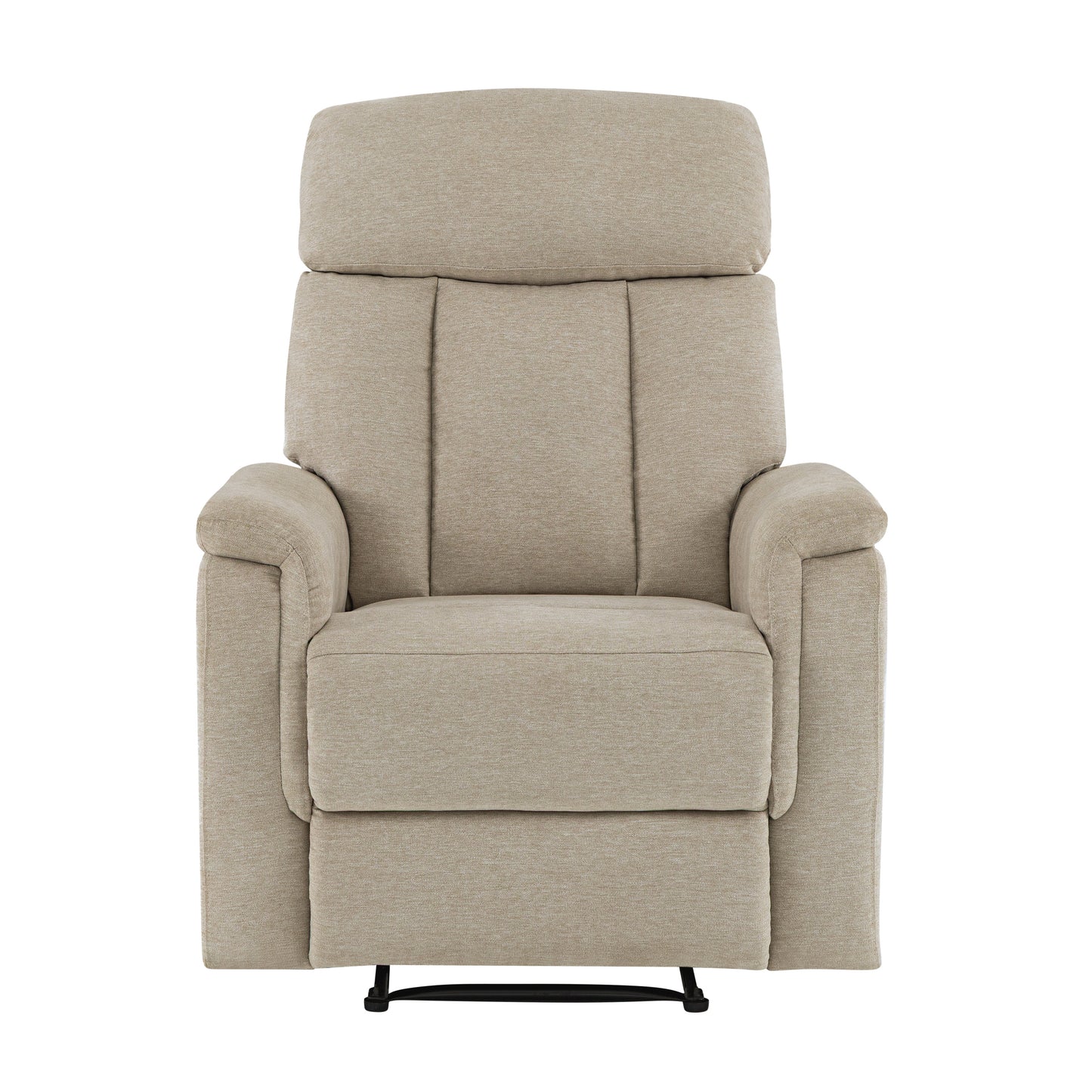 Irving Fabric Manual Recliner - Sand