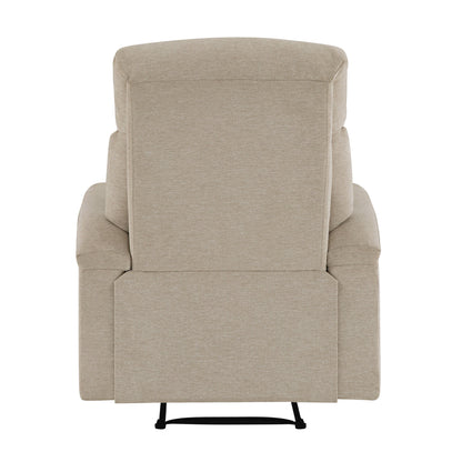 Irving Fabric Manual Recliner - Sand