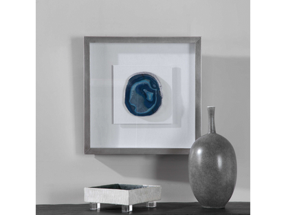 Abbyson Home Keen Blue Stone Shadow Box