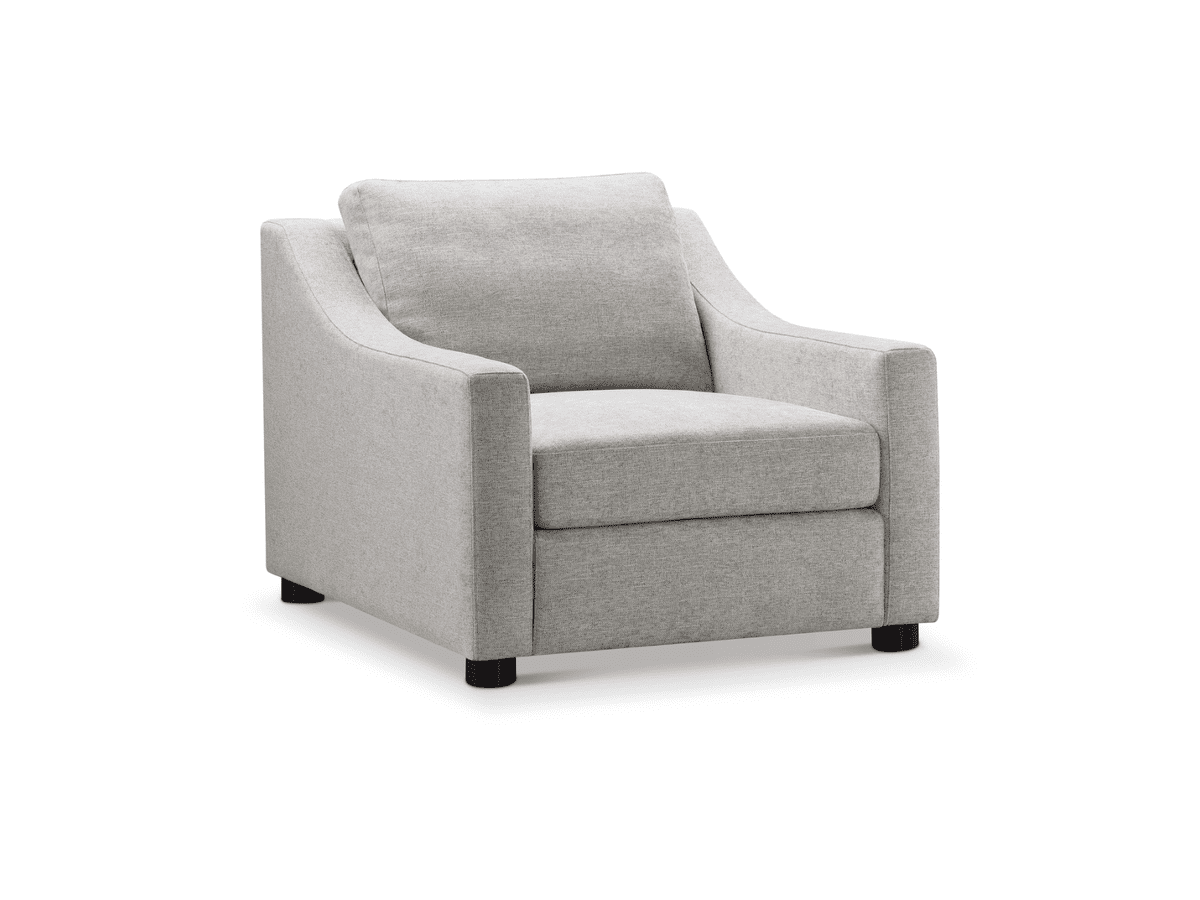 Larissa Fabric Chair - Gray