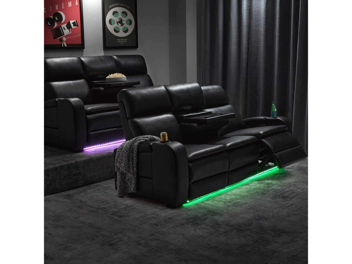 Maxwell Modular Theatre Sofa - Black
