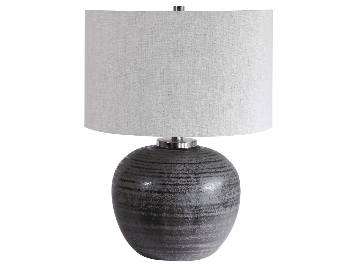 Abbyson Home Milo Charcoal Table Lamp