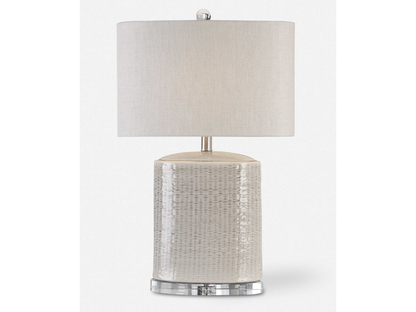 Abbyson Home Modelle Taupe Ceramic Lamp