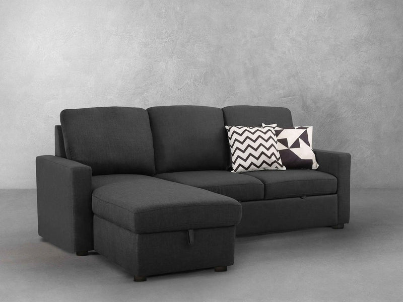 abbyson newton storage sofa bed sectional