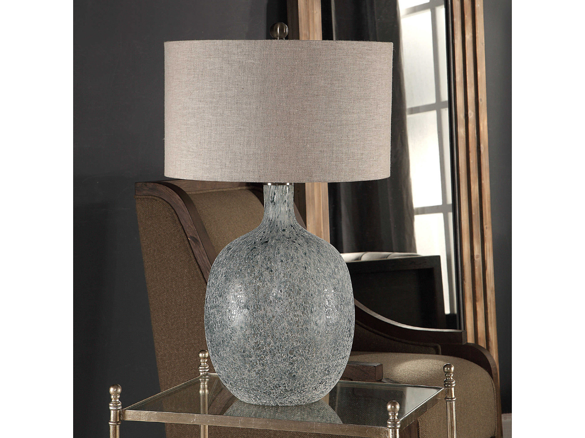 Abbyson Home Overly Glass Table Lamp