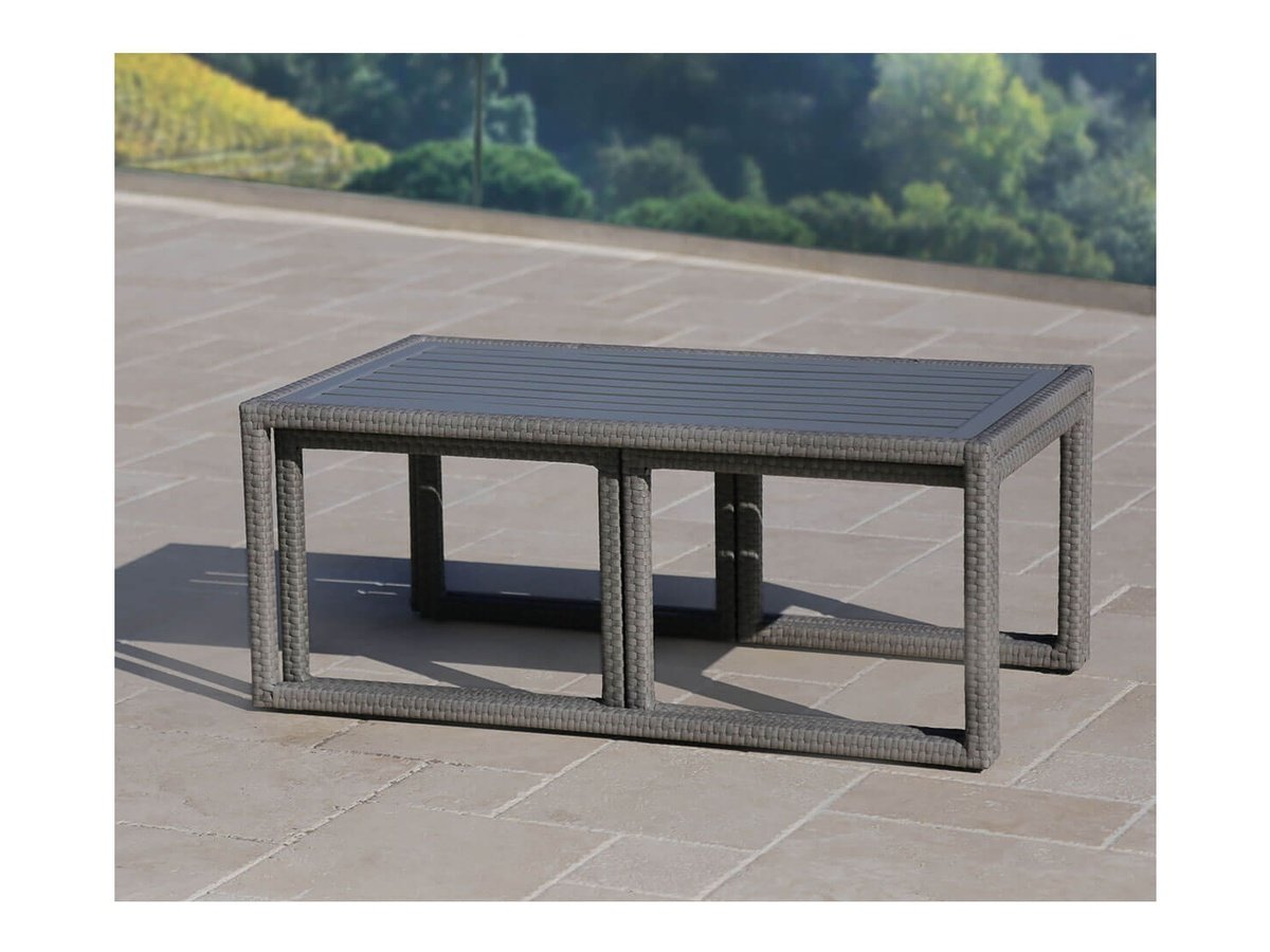 Monaco 3-piece Nesting Table Set, Navy Default Title