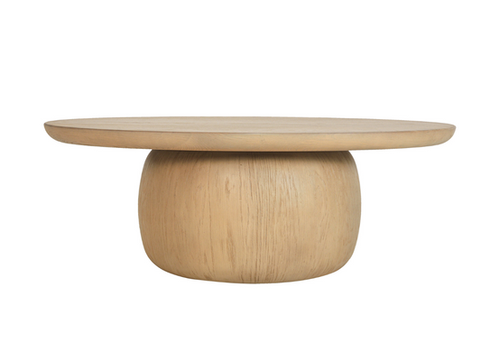 Pauline 46"W Oak Coffee Table - Blonde