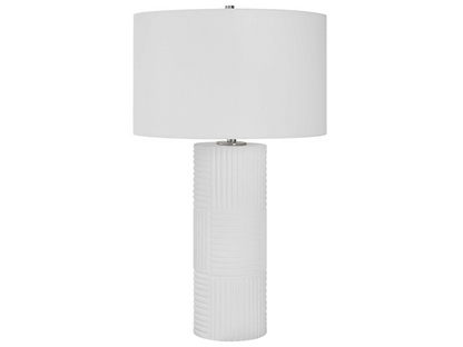 Abbyson Home Paxton White Table Lamp