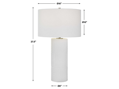 Abbyson Home Paxton White Table Lamp