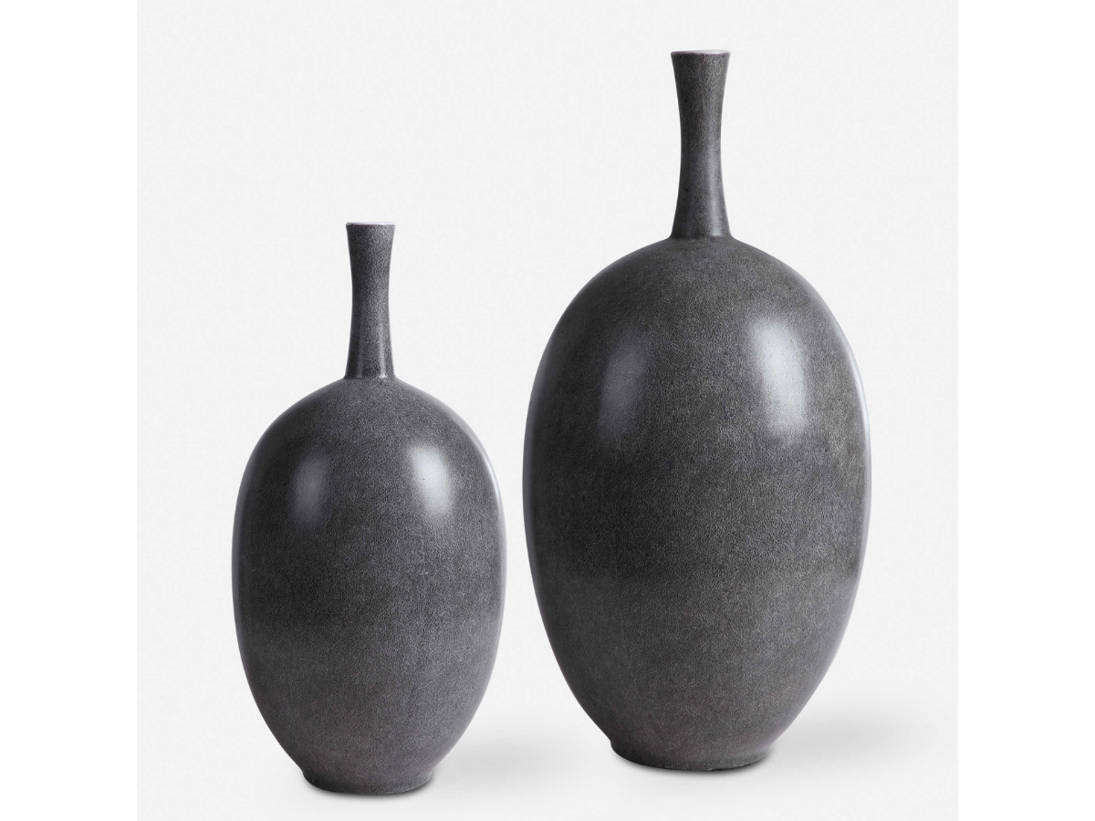 Abbyson Home Rowan Modern Vases, Set of 2