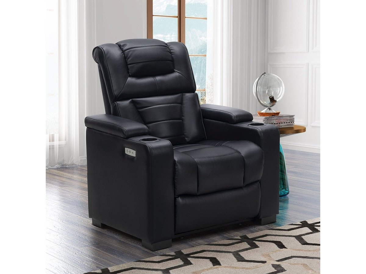 Galaxy Theatre Power Recliner, Black Default Title