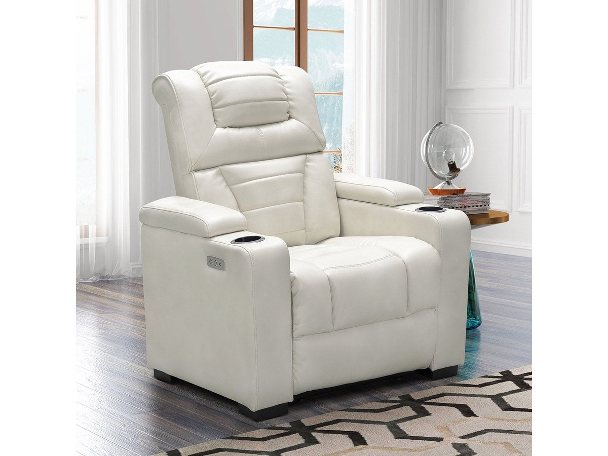 Galaxy Theatre Power Recliner, Ivory Default Title