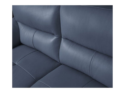 Cadence Top Grain Leather Sofa, Blue Default Title