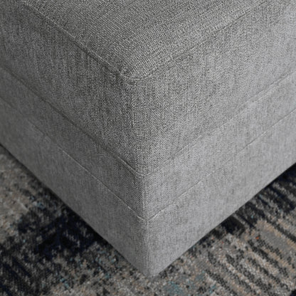 Brentwood 3-pc Fabric Modular Sectional - Gray (No Ottoman)