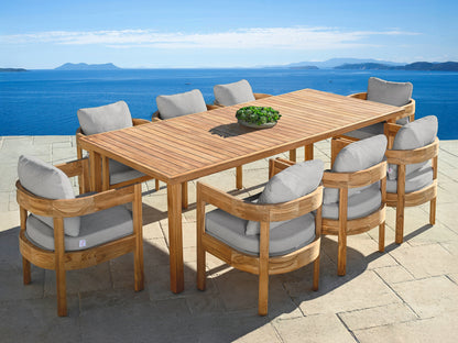 Santino® Outdoor 9-Piece 94" Dining Set